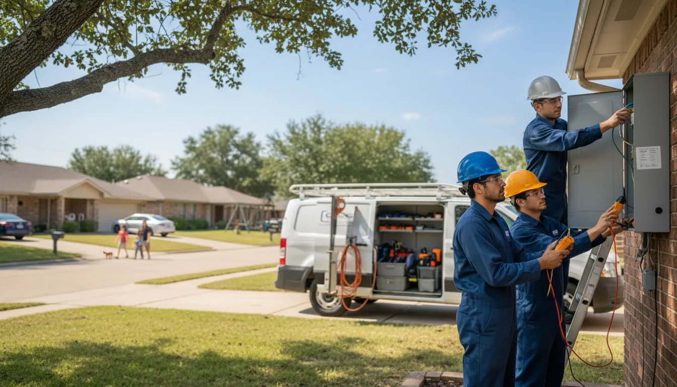 Certified electrician providing emergency electrical services in Fulton, NY